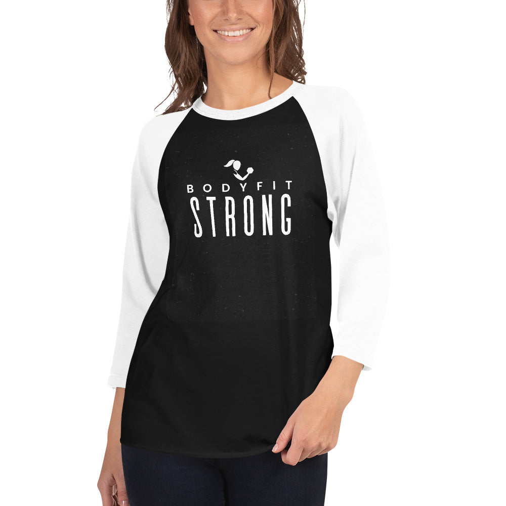 Strong 3/4 sleeve raglan shirt