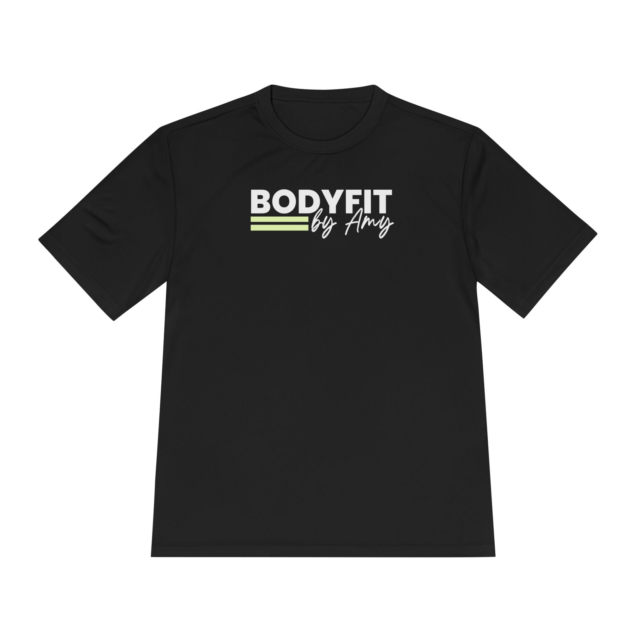 BodyFit by Amy Performance Tee — Moisture-Wicking Fitness Shirt