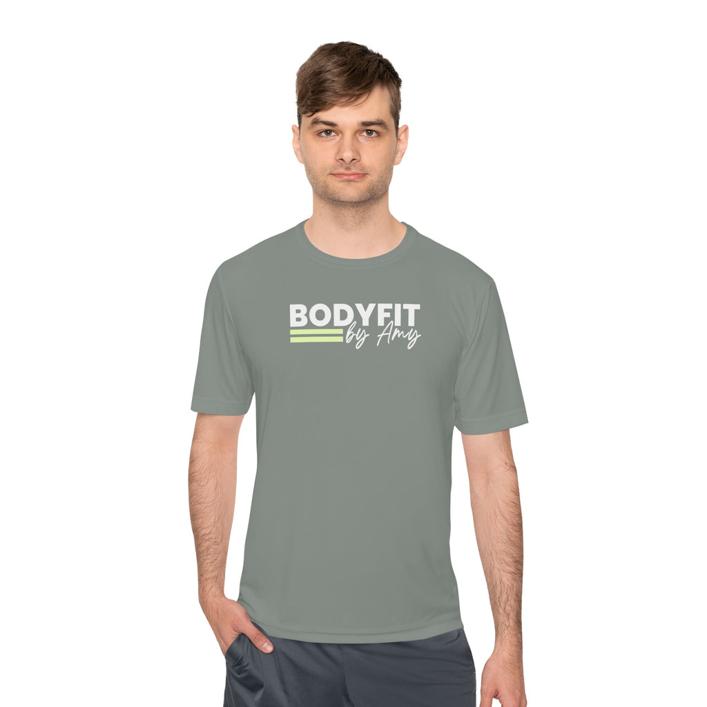 BodyFit by Amy Performance Tee — Moisture-Wicking Fitness Shirt