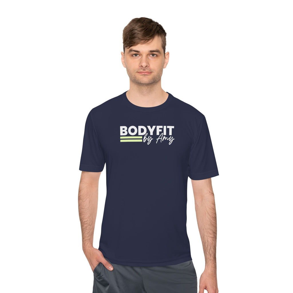 BodyFit by Amy Performance Tee — Moisture-Wicking Fitness Shirt