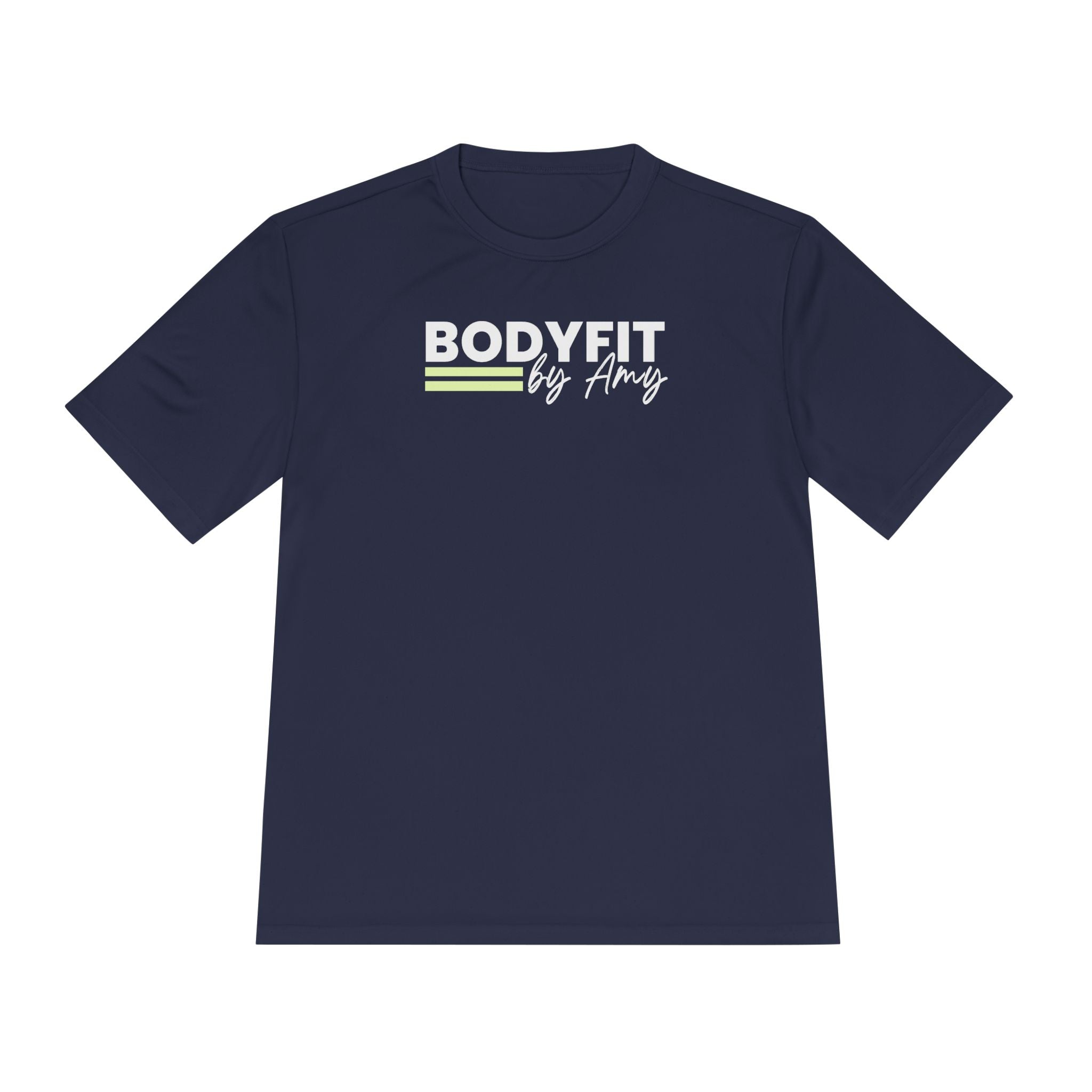 BodyFit by Amy Performance Tee — Moisture-Wicking Fitness Shirt