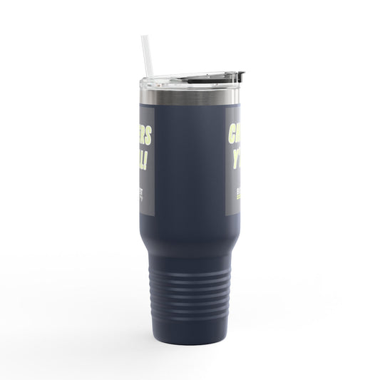 Motivational Insulated Travel Mug, 40oz - Perfect for On-the-Go, Stylish Hydration, Gifts for Fitness Lovers, Everyday Use, Unique Design